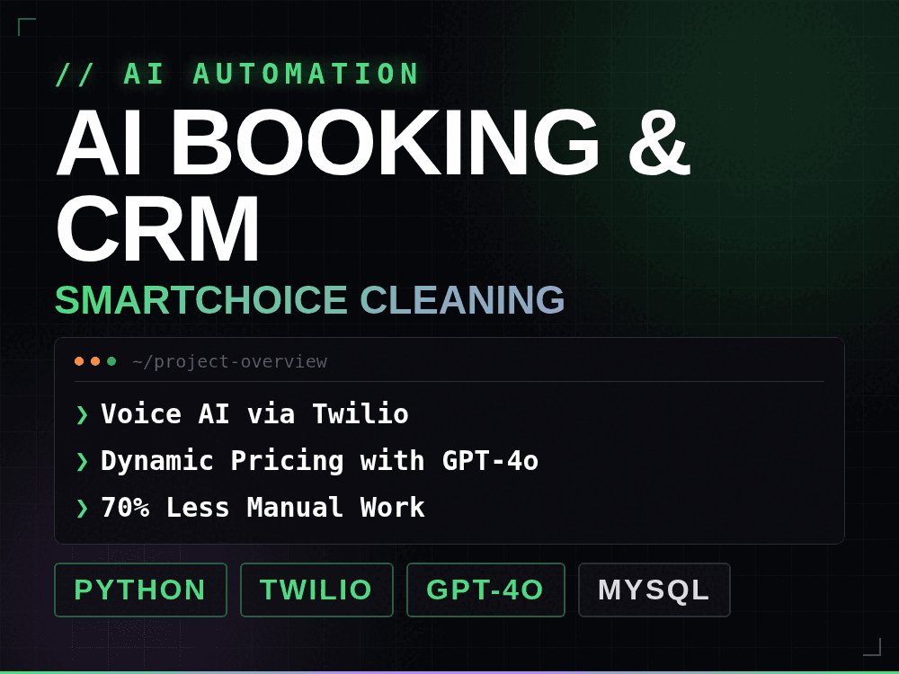 AI BOOKING & CRM